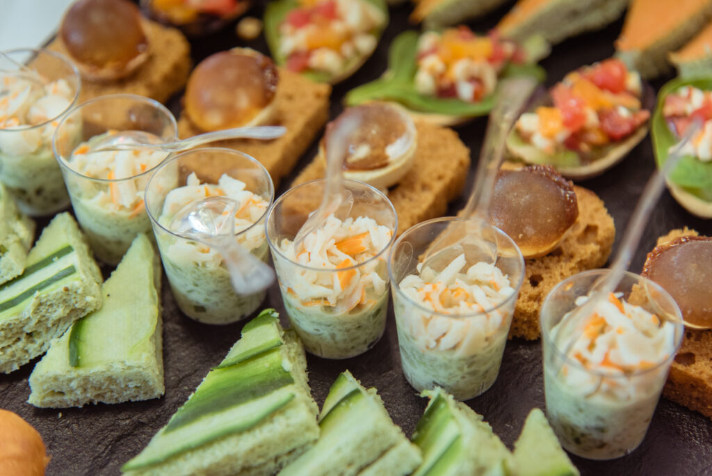 Amuse-bouche, verrines et toasts - traiteur