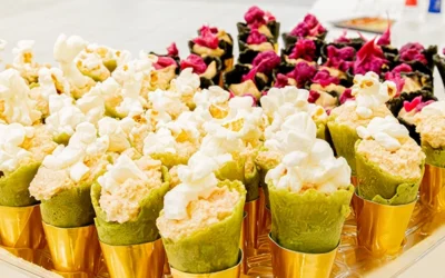 Menu végétarien par un traiteur expert et délicieux