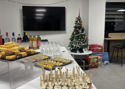 Arbre de noel traiteur en entreprise